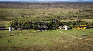 G-AAMY 'Out of Africa' plane flying