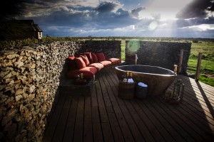 Outside Bathroom at Segera Retreat