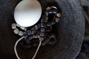 Ross Couper ostrich shell detail